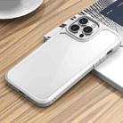 For iPhone 13 iPAKY Royal Armor Shockproof TPU + Clear PC Protective Case(White) - 1