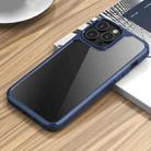 For iPhone 13 Pro Max iPAKY Royal Armor Shockproof TPU + Clear PC Protective Case (Blue) - 1