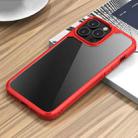 For iPhone 13 Pro Max iPAKY Royal Armor Shockproof TPU + Clear PC Protective Case (Red) - 1