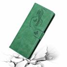 For Huawei P30 Lite Beauty Girl Embossing Pattern Horizontal Flip Leather Case with Holder & Card Slot & Wallet & Photo Frame(Green) - 5