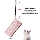 For Asus Zenfone 8 Flip Lovely Cat and Dog Embossing Pattern Horizontal Flip Leather Case , with Holder & Card Slots & Wallet & Cartoon Clasp & Lanyard(Rose Gold) - 5