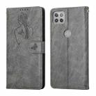 For Motorola Moto G 5G Beauty Girl Embossing Pattern Horizontal Flip Leather Case with Holder & Card Slot & Wallet & Photo Frame(Grey) - 1