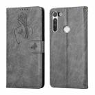 For Motorola Moto G Pro Beauty Girl Embossing Pattern Horizontal Flip Leather Case with Holder & Card Slot & Wallet & Photo Frame(Grey) - 1