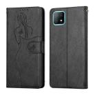 For OPPO A53 5G / A72 5G / A73 Beauty Girl Embossing Pattern Horizontal Flip Leather Case with Holder & Card Slot & Wallet & Photo Frame(Black) - 1