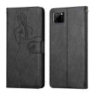 For OPPO Realme C11 Beauty Girl Embossing Pattern Horizontal Flip Leather Case with Holder & Card Slot & Wallet & Photo Frame(Black) - 1