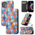 For Motorola Edge 20 Lite Colorful Magnetic Horizontal Flip PU Leather Case with Holder & Card Slot & Wallet(Rhombus Mandala) - 1