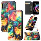 For Motorola Edge 20 Lite Colorful Magnetic Horizontal Flip PU Leather Case with Holder & Card Slot & Wallet(Colorful Cloud) - 1