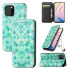 For Oukitel C21 Pro Colorful Magnetic Horizontal Flip PU Leather Case with Holder & Card Slot & Wallet(Emerald) - 1
