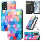 For OPPO Realme GT Master Colorful Magnetic Horizontal Flip PU Leather Case with Holder & Card Slot & Wallet(Colorful Cube) - 1