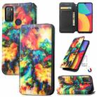 For Alcatel 1S (2021) Colorful Magnetic Horizontal Flip PU Leather Case with Holder & Card Slot & Wallet(Colorful Cloud) - 1