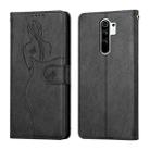 For Xiaomi Redmi 9 Beauty Girl Embossing Pattern Horizontal Flip Leather Case with Holder & Card Slot & Wallet & Photo Frame(Black) - 1