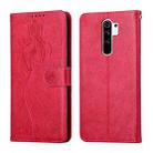 For Xiaomi Redmi 9 Beauty Girl Embossing Pattern Horizontal Flip Leather Case with Holder & Card Slot & Wallet & Photo Frame(Red) - 1