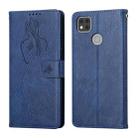 For Xiaomi Redmi 9C Beauty Girl Embossing Pattern Horizontal Flip Leather Case with Holder & Card Slot & Wallet & Photo Frame(Blue) - 1