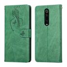 For Xiaomi Redmi K20 Beauty Girl Embossing Pattern Horizontal Flip Leather Case with Holder & Card Slot & Wallet & Photo Frame(Green) - 1