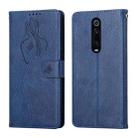 For Xiaomi Redmi K20 Beauty Girl Embossing Pattern Horizontal Flip Leather Case with Holder & Card Slot & Wallet & Photo Frame(Blue) - 1
