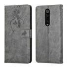 For Xiaomi Redmi K20 Beauty Girl Embossing Pattern Horizontal Flip Leather Case with Holder & Card Slot & Wallet & Photo Frame(Grey) - 1