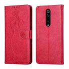For Xiaomi Redmi K20 Beauty Girl Embossing Pattern Horizontal Flip Leather Case with Holder & Card Slot & Wallet & Photo Frame(Red) - 1