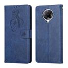 For Xiaomi Redmi K30 Ultra Beauty Girl Embossing Pattern Horizontal Flip Leather Case with Holder & Card Slot & Wallet & Photo Frame(Blue) - 1