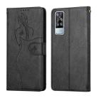 For vivo Y51 / Y31 Beauty Girl Embossing Pattern Horizontal Flip Leather Case with Holder & Card Slot & Wallet & Photo Frame(Black) - 1