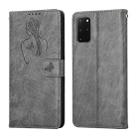 For Samsung Galaxy S20+ Beauty Girl Embossing Pattern Horizontal Flip Leather Case with Holder & Card Slot & Wallet & Photo Frame(Grey) - 1