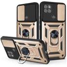For Motorola Moto G9 Power Sliding Camera Cover Design TPU+PC Protective Case(Gold) - 1