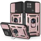 For Motorola Moto G9 Power Sliding Camera Cover Design TPU+PC Protective Case(Rose Gold) - 1