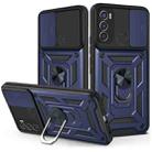 For Motorola Moto G60 Sliding Camera Cover Design TPU+PC Protective Case(Blue) - 1