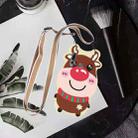 For Huawei P Smart Z Christmas Series TPU Shockproof Case with Neck Lanyard(Elk) - 1