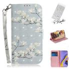 For Galaxy A51 3D Painting Pattern Coloured Drawing Horizontal Flip Leather Case with Holder & Card Slots & Wallet(Mognolia) - 1