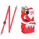 For Xiaomi Redmi Note 9S / Redmi Note 9 Pro / Redmi Note 9 Pro Max Christmas Series Silicone Shockproof Case with Neck Lanyard(Santa Claus) - 1