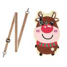 For Xiaomi Redmi Note 7 Christmas Series Silicone Shockproof Case with Neck Lanyard(Elk) - 1