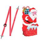 For OPPO F17 Christmas Series TPU Shockproof Case with Neck Lanyard(Santa Claus) - 1
