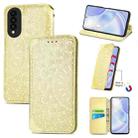 For Huawei nova 8 SE Youth Blooming Mandala Embossed Pattern Magnetic Horizontal Flip Leather Case with Holder & Card Slots & Wallet(Yellow) - 1