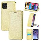 For Huawei Maimang 10 SE Blooming Mandala Embossed Pattern Magnetic Horizontal Flip Leather Case with Holder & Card Slots & Wallet(Yellow) - 1