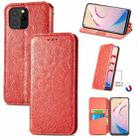 For Oukitel C21 Pro Blooming Mandala Embossed Pattern Magnetic Horizontal Flip Leather Case with Holder & Card Slots & Wallet(Orange) - 1