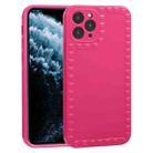 Bear Pattern TPU Phone Protective Case For iPhone 11 Pro(Rose Red) - 1