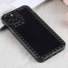 Bear Pattern TPU Phone Protective Case For iPhone 11 Pro(Transparent Black) - 2