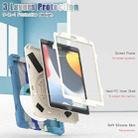 For iPad 10.2 2021 / 2020 / 2019 Silicone + PC Protective Case with Holder & Shoulder Strap(Colorful Blue) - 3