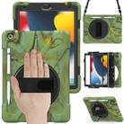 For iPad 10.2 2021 / 2020 / 2019 Silicone + PC Protective Case with Holder & Shoulder Strap(Camouflage) - 1