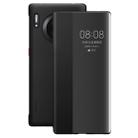 For Huawei Mate 30 Pro Original Huawei Smart View Window Horizontal Flip Leather Case(Black) - 1