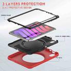 For iPad mini 6 Shockproof TPU + PC Protective Tablet Case with 360 Degree Rotation Foldable Handle Grip Holder & Pen Slot(Red) - 4