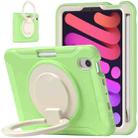 For iPad mini 6 Shockproof TPU + PC Protective Tablet Case with 360 Degree Rotation Foldable Handle Grip Holder & Pen Slot(Matcha Green) - 3