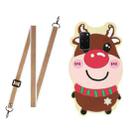 For Samsung Galaxy S20 FE Christmas Series Silicone Shockproof Case with Neck Lanyard(Elk) - 1