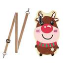 For Samsung Galaxy Note10 Christmas Series Silicone Shockproof Case with Neck Lanyard(Elk) - 1