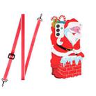 For Samsung Galaxy A52 5G / 4G Christmas Series Silicone Shockproof Case with Neck Lanyard(Santa Claus) - 1