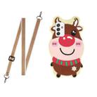 For Samsung Galaxy A32 5G Christmas Series Silicone Shockproof Case with Neck Lanyard(Elk) - 1