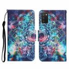 For Samsung Galaxy A02s US Edition Painted Pattern Horizontal Flip Leather Case with Holder & Card Slot & Wallet(Starry Mandala) - 1