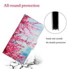 For Samsung Galaxy A10s Painted Pattern Horizontal Flip Leather Case with Holder & Card Slot & Wallet(Red Cherry Blossoms) - 5