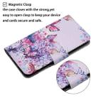 For Samsung Galaxy A12 Painted Pattern Horizontal Flip Leather Case with Holder & Card Slot & Wallet(Bright Butterfly) - 4