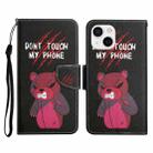 For iPhone 13 mini Painted Pattern Horizontal Flip Leather Case with Holder & Card Slot & Wallet (Red Bear) - 1